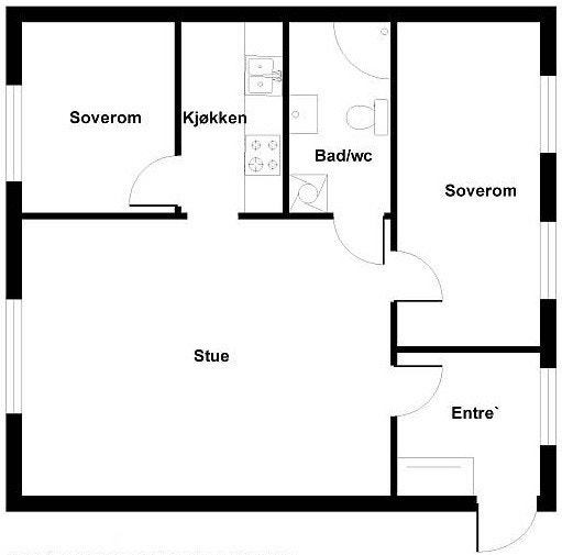 Plantegning - Avvik kan forekomme Galleribilde