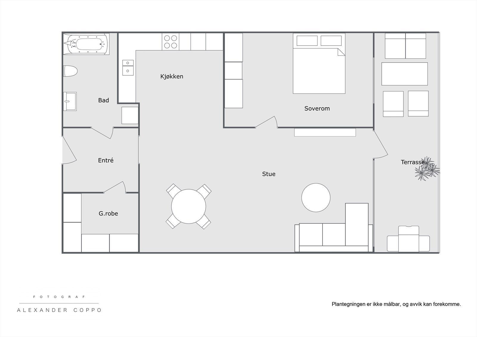 Plantegning Galleribilde
