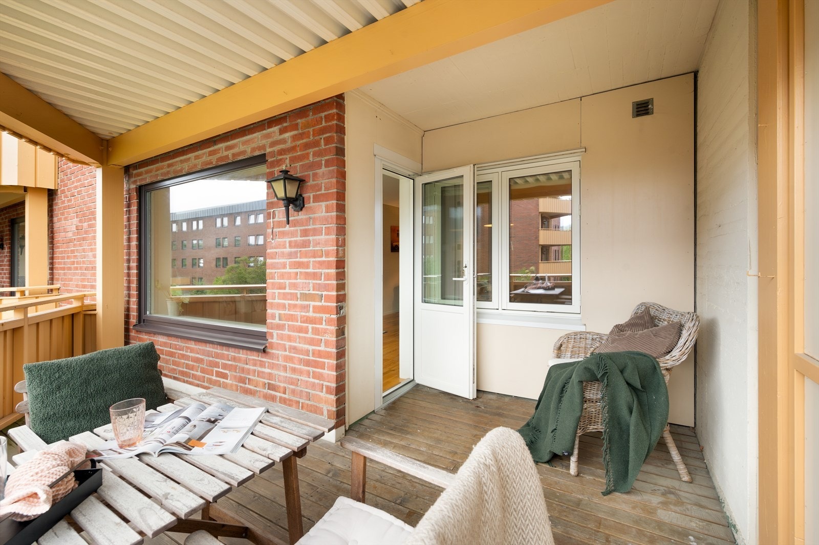 Vinduer og verandadører ble byttet i regi av borettslaget i 2018. Galleribilde
