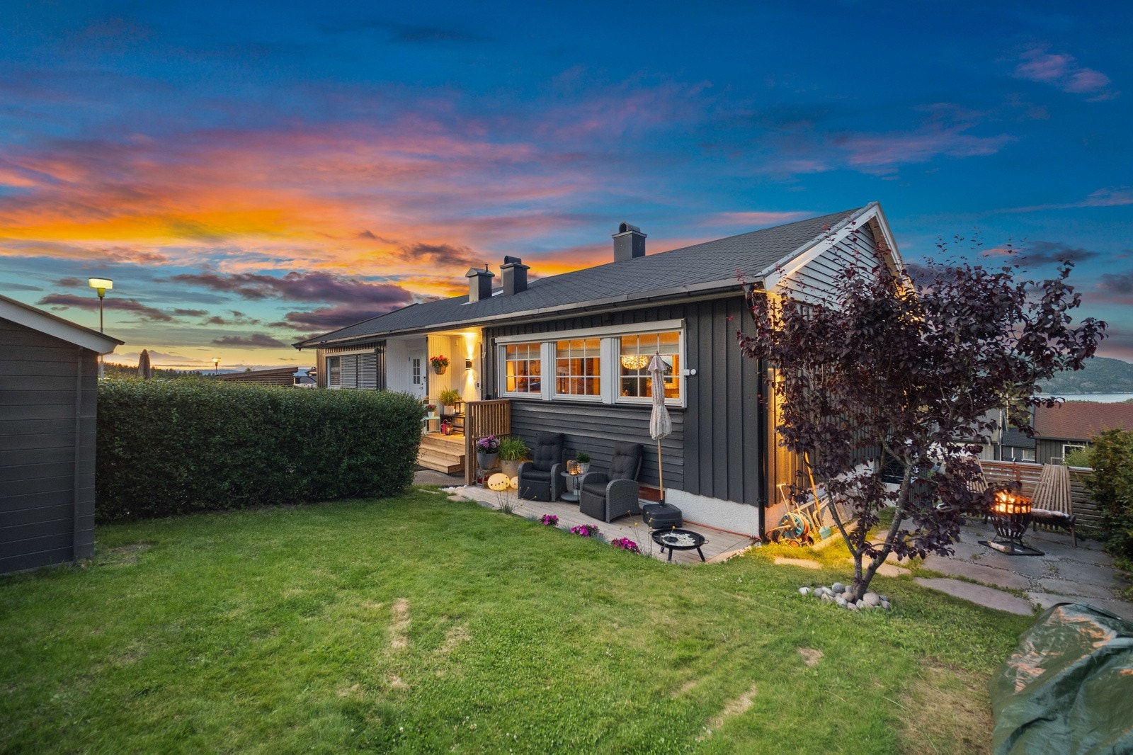 Stemningsbilde kveld Galleribilde