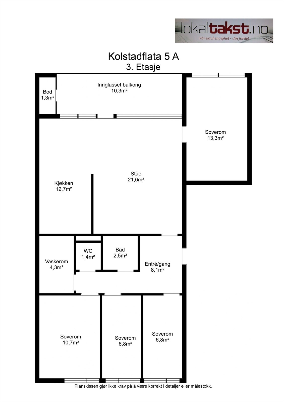 Floorplan letterhead - Kolstadflata 5 A - 3. Etasje - 2D Floor Plan.jpg Galleribilde