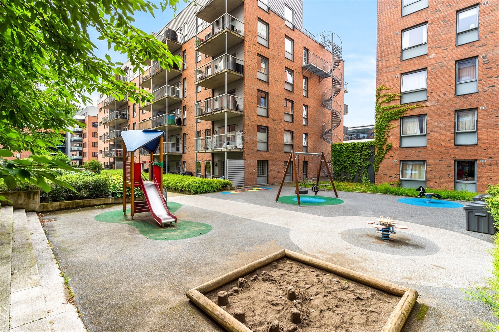 Kværnerbyen er en av Oslos nyeste bydeler med flotte uteområder Galleribilde