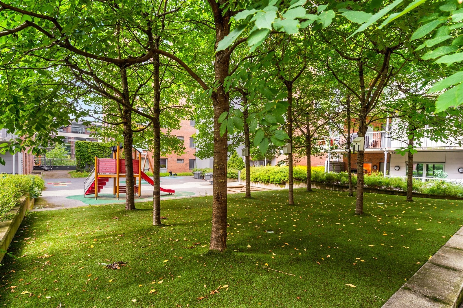 Kværnerbyen er en av Oslos nyeste bydeler med flotte uteområder Galleribilde