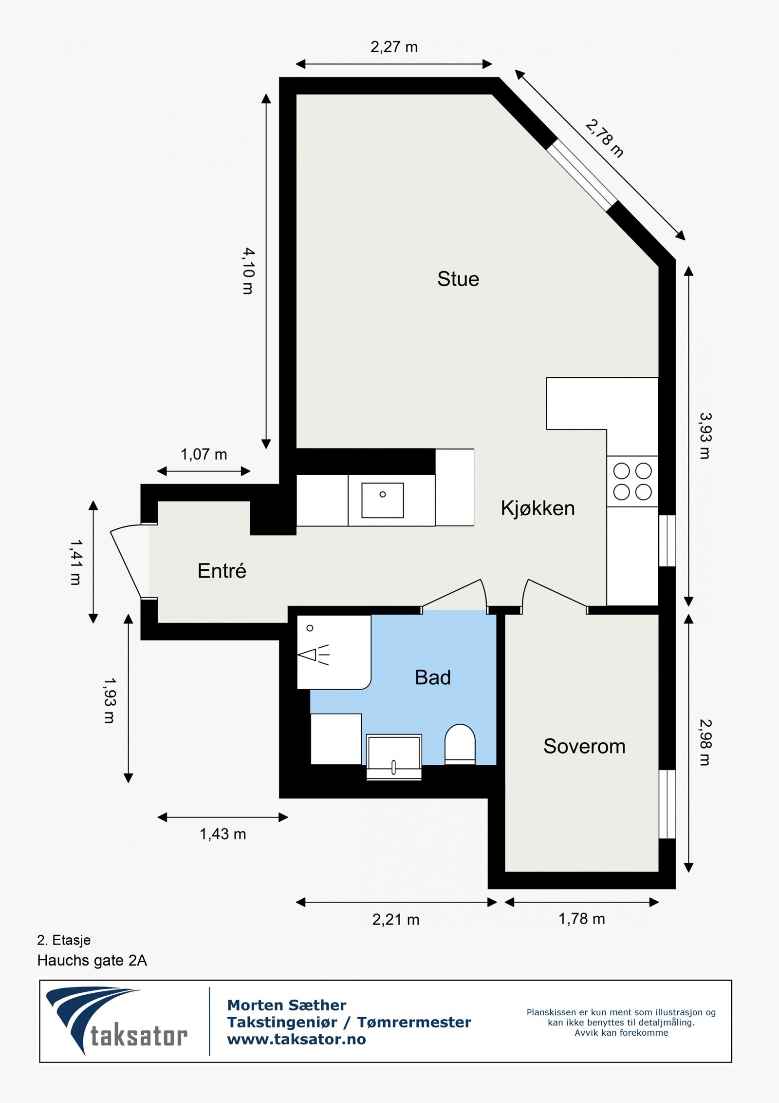 Plantegning Galleribilde