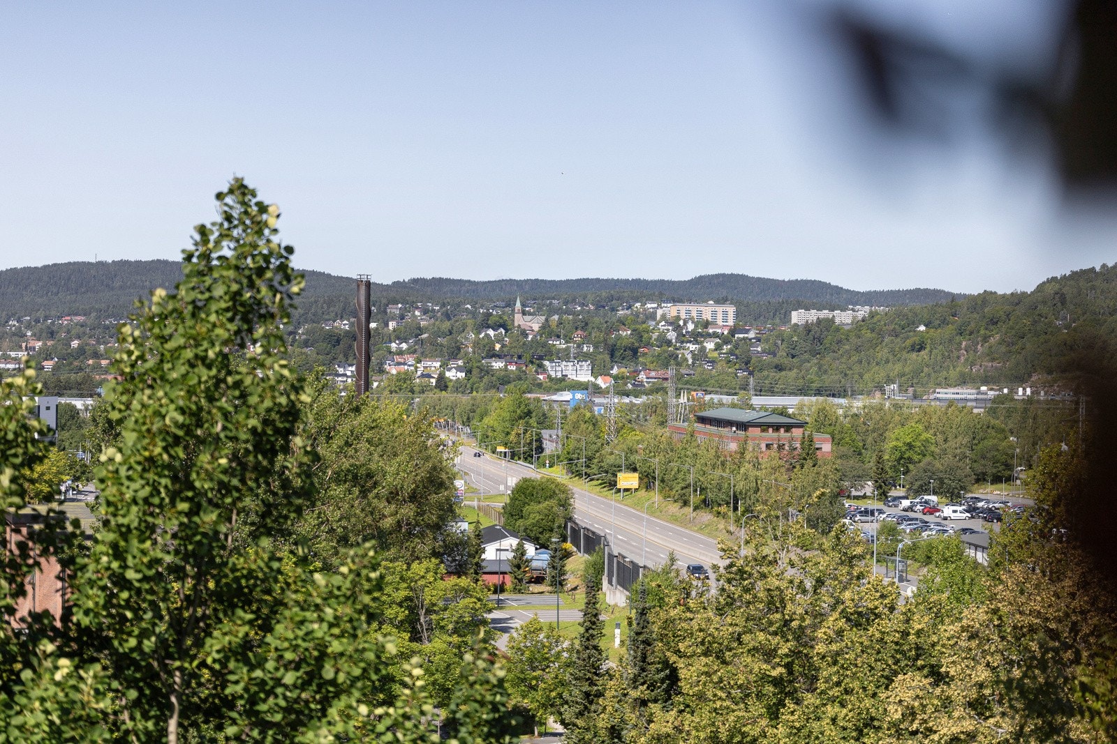 Utsikt fra balkong Galleribilde