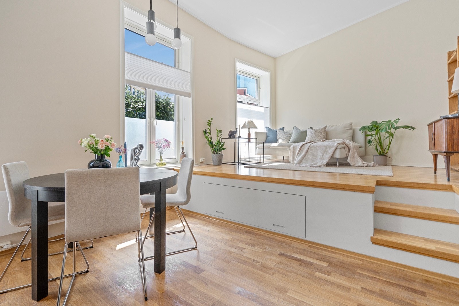 Varmtvann, ákonto strøm og internett er inkludert i fellesutgiftene. Galleribilde