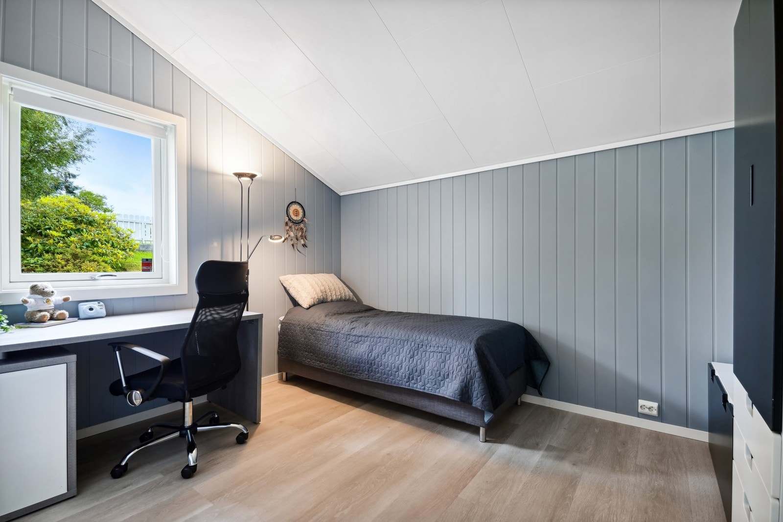 Tidligere bod, i dag innlemmet som del av boligen. Ikke godkjent som soverom pdd. Galleribilde