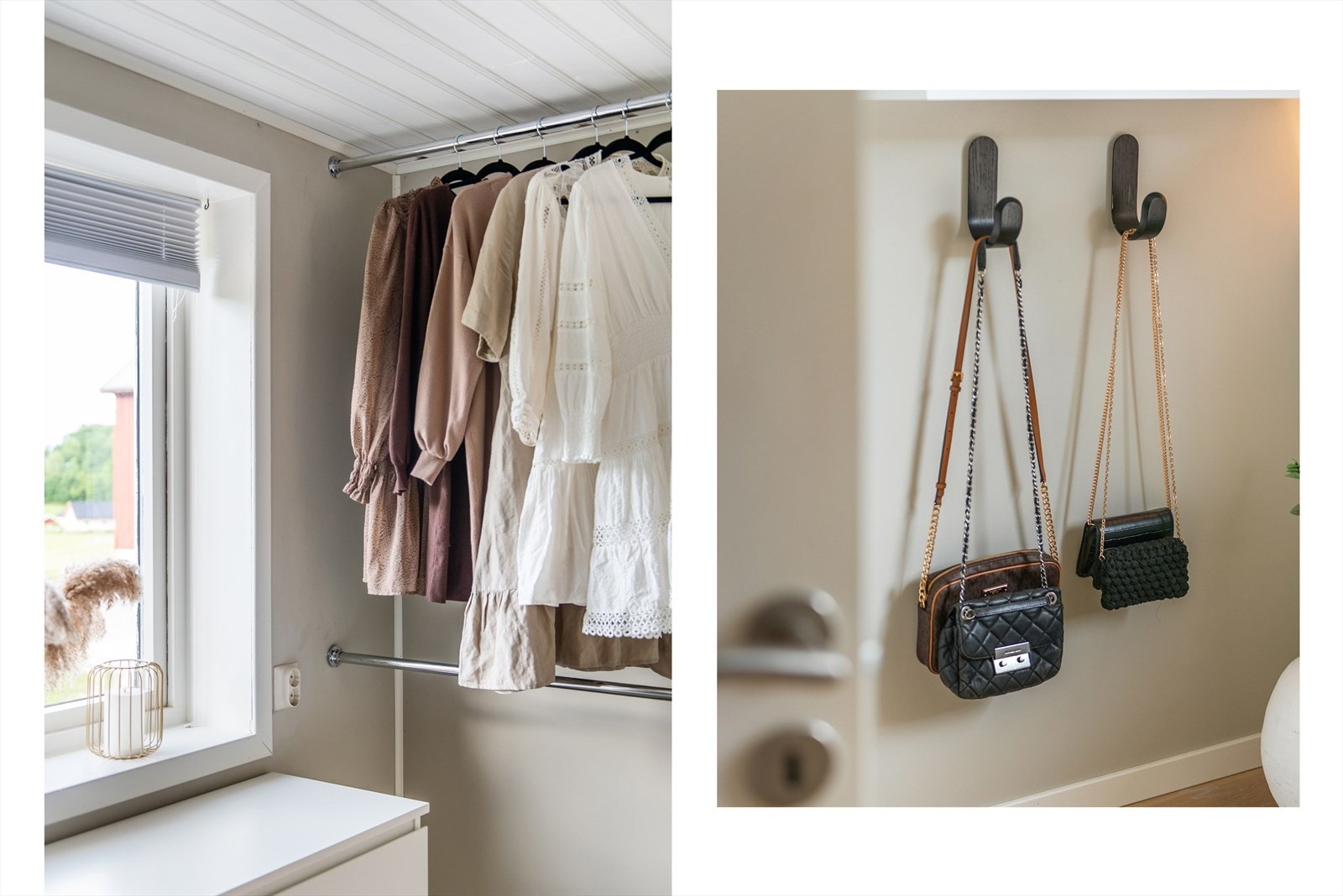 Oversikten blir noe annet i denne type garderobe Galleribilde