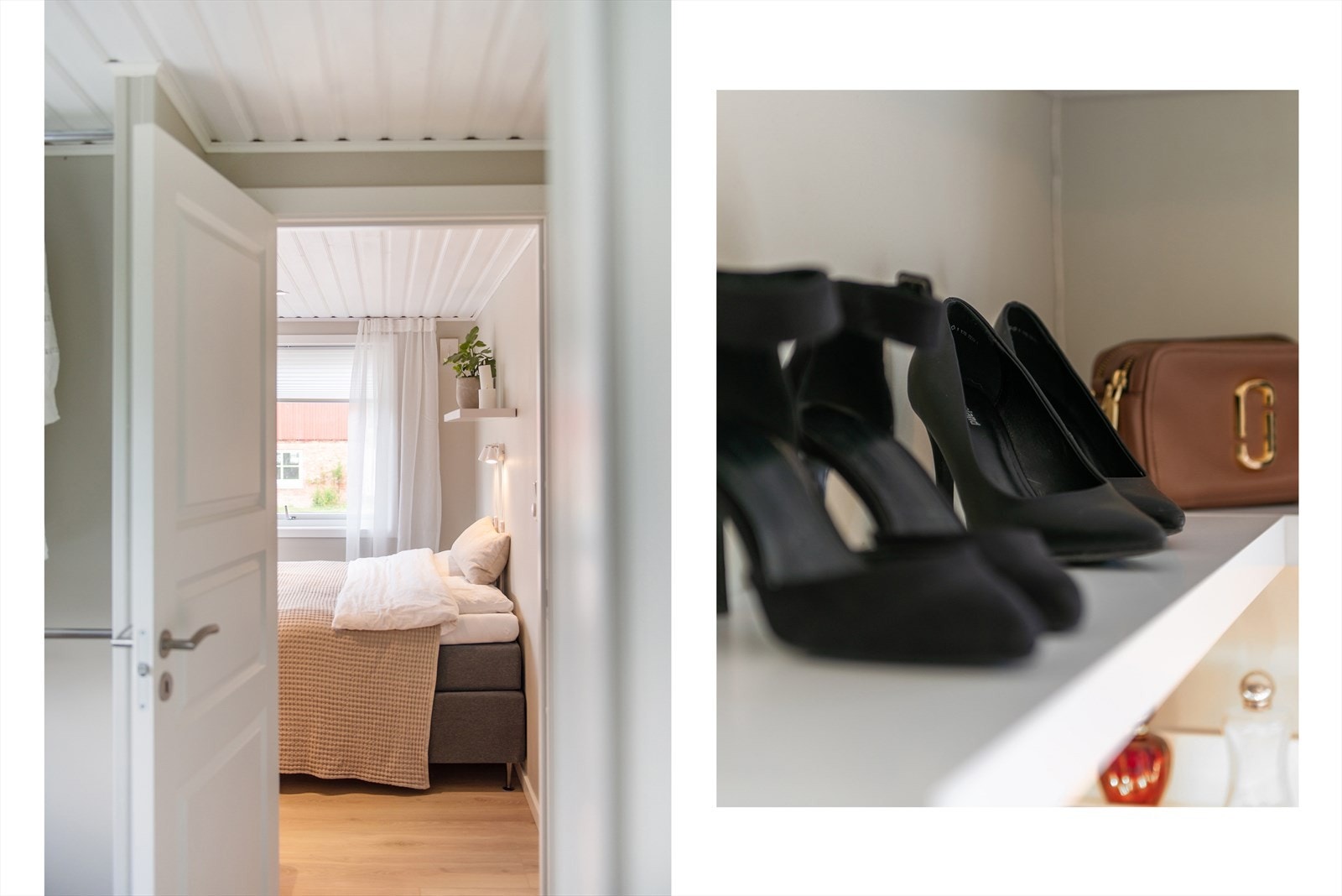 For å komme til "Masterbedroom" går du gjennom en romslig Walk-in Galleribilde