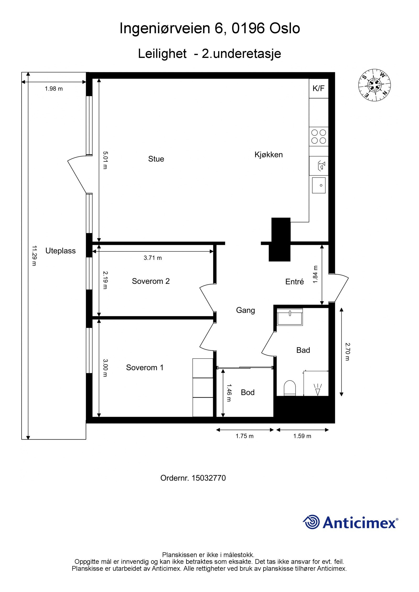 Plantegning. Galleribilde