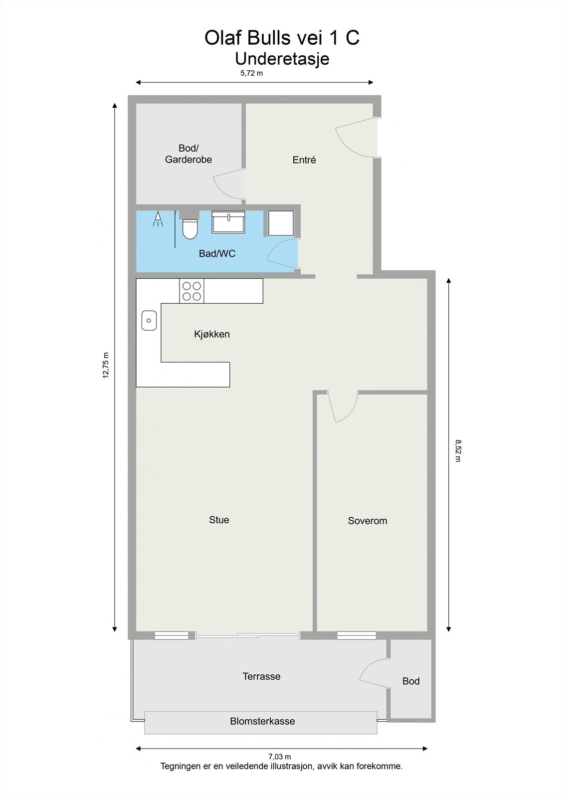 Plantegning. Galleribilde