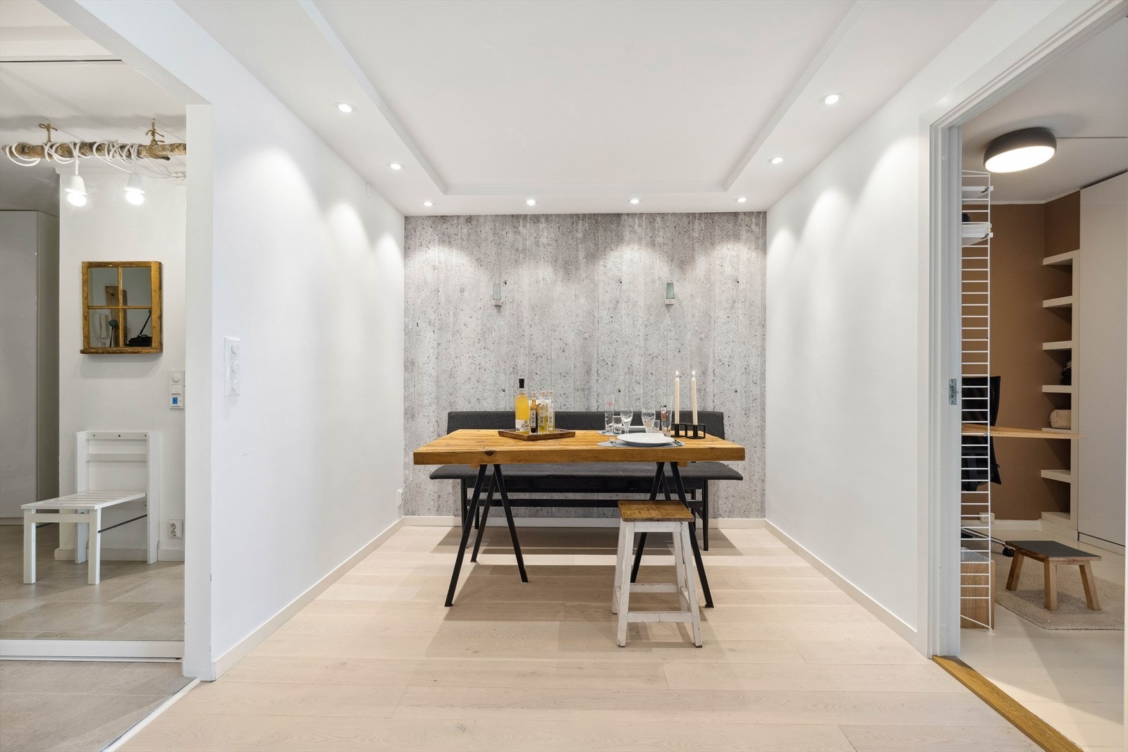 I tilknytning til kjøkkenet er det plass til spisestue. Galleribilde