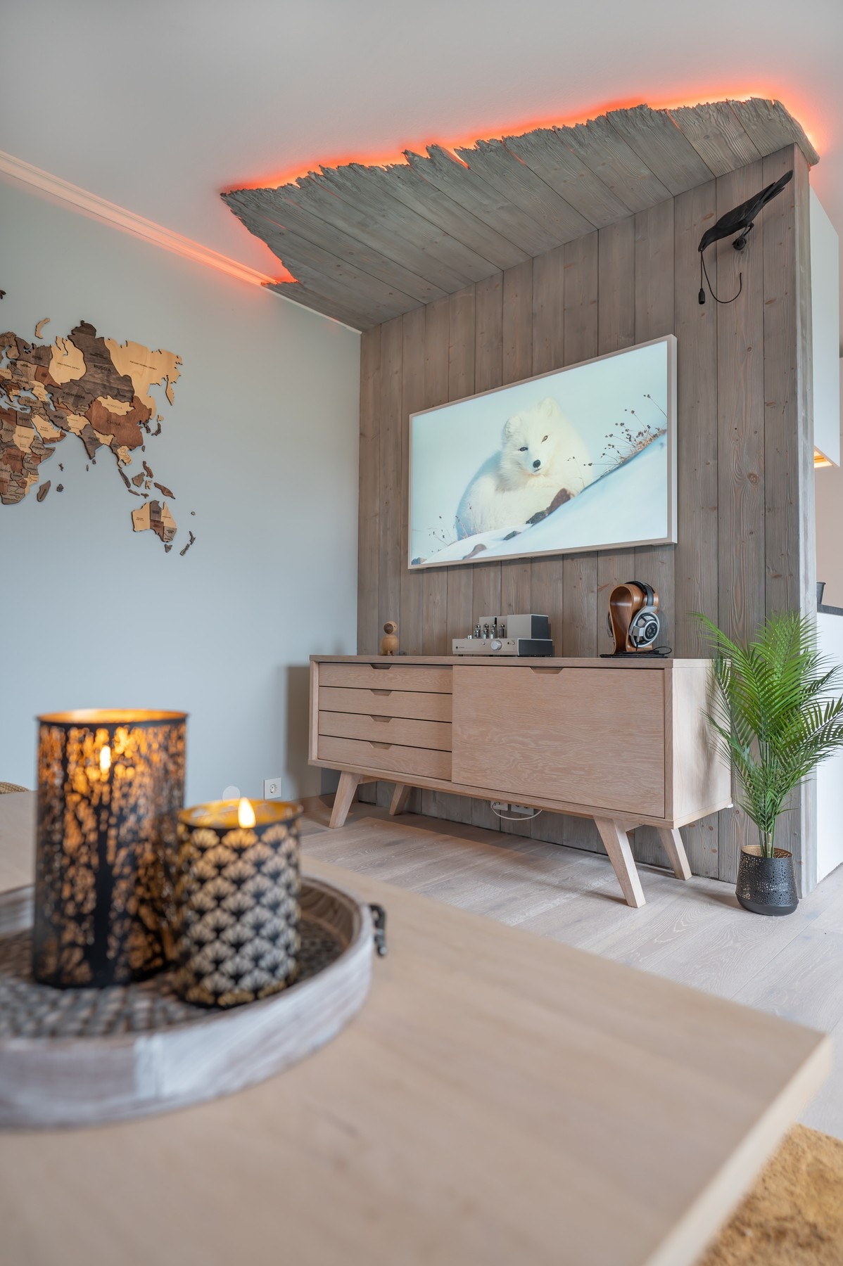 Her har du parkett på gulv samt panelovn til oppvarming. Galleribilde