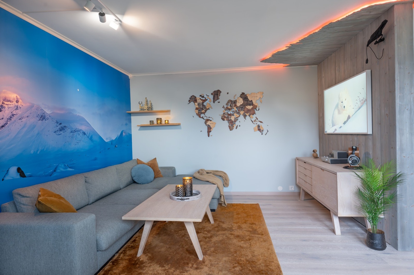 Her har du god plass til stor sittegruppe. Galleribilde