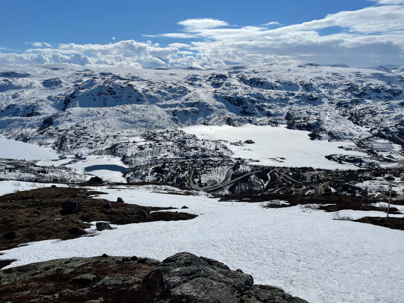 Arbuvollen i vinterdrakt Galleribilde