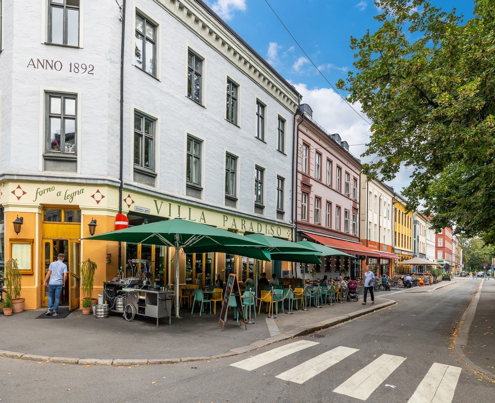 Rett utenfor døra har du alt av fasiliteter bydelen kan by på, som spennende shoppingmuligheter, parker, kaféer, restauranter og barer. Galleribilde