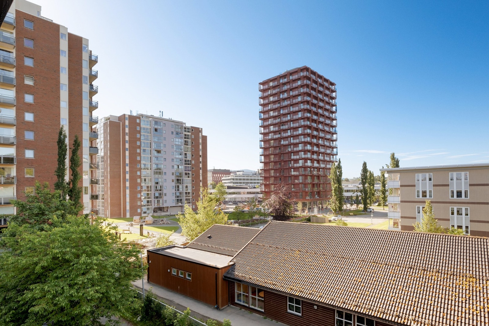 Utsikt fra balkongen. Galleribilde