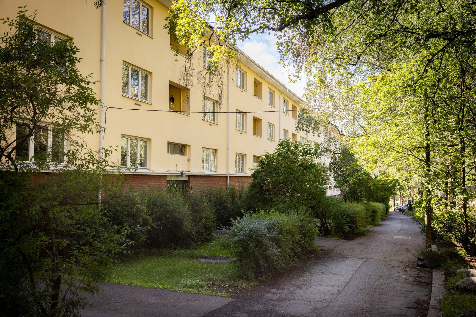 Forsiden av fasaden. Galleribilde