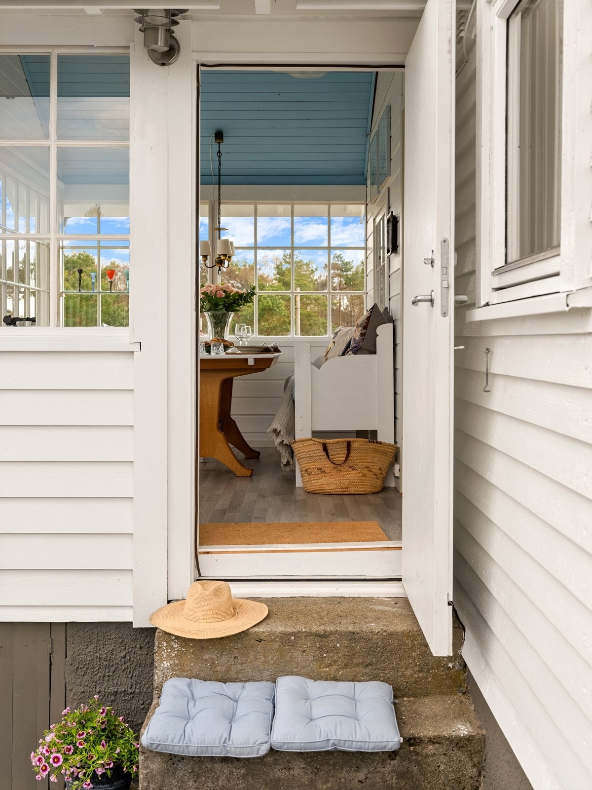 Vinterhage fyller også rollen som entré. Galleribilde