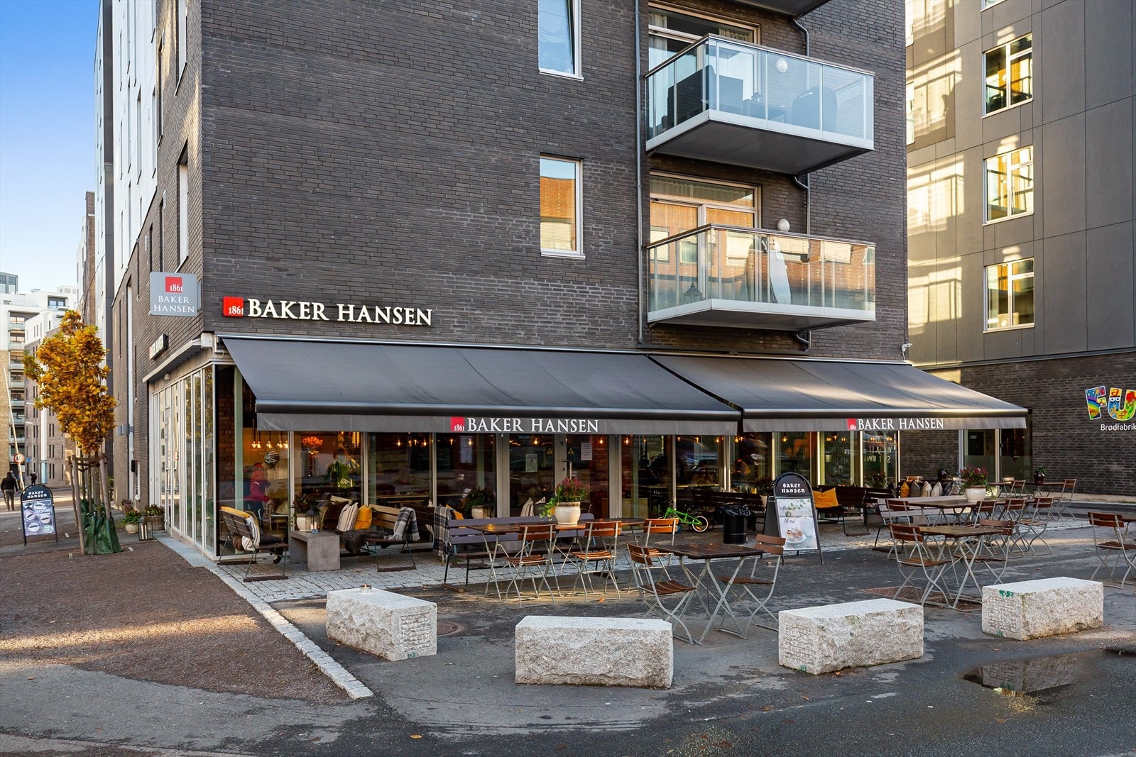 Baker Hansen på Løren ligger like ved leiligheten. Galleribilde