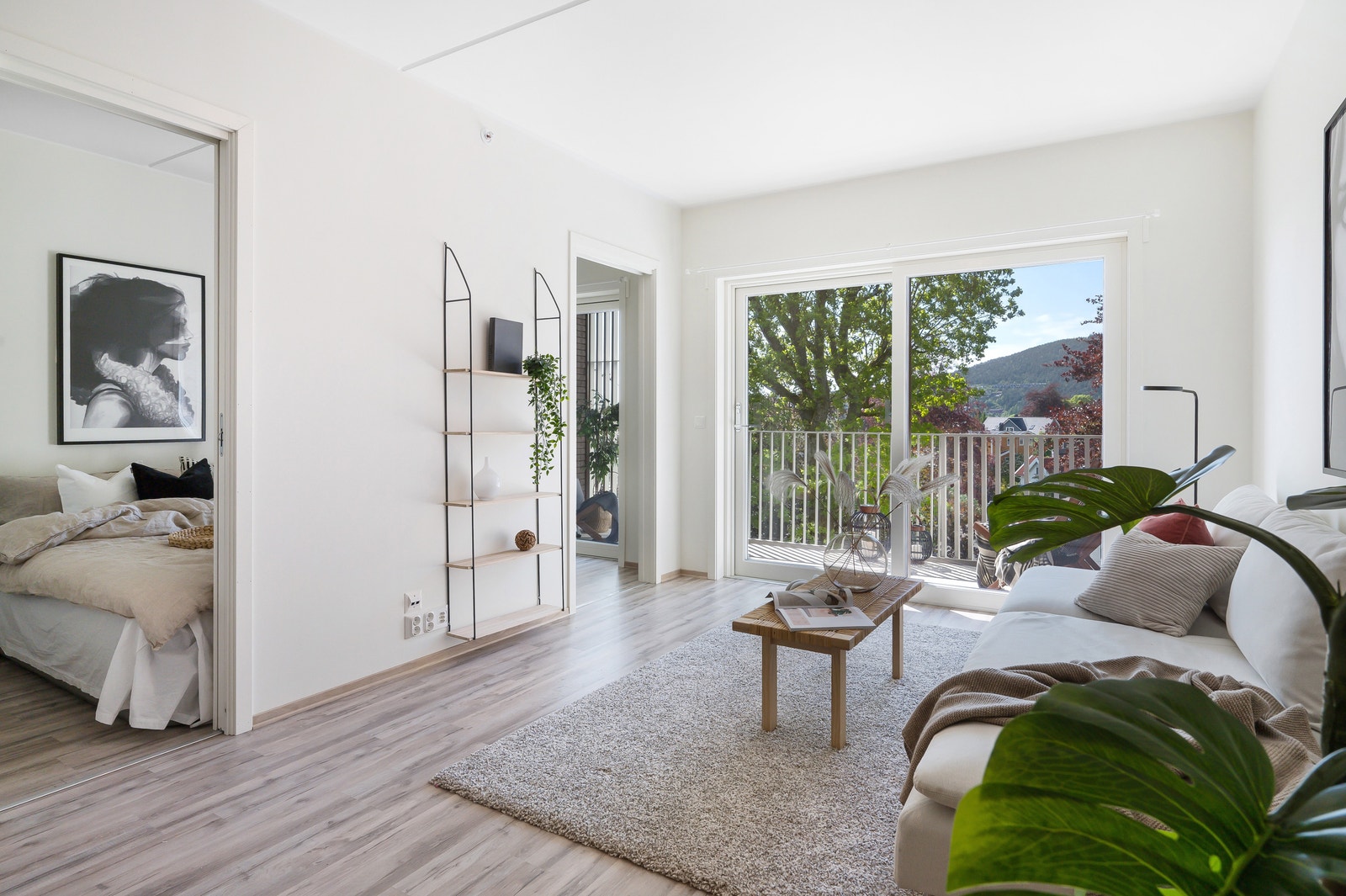 To soverom i leiligheten. Galleribilde