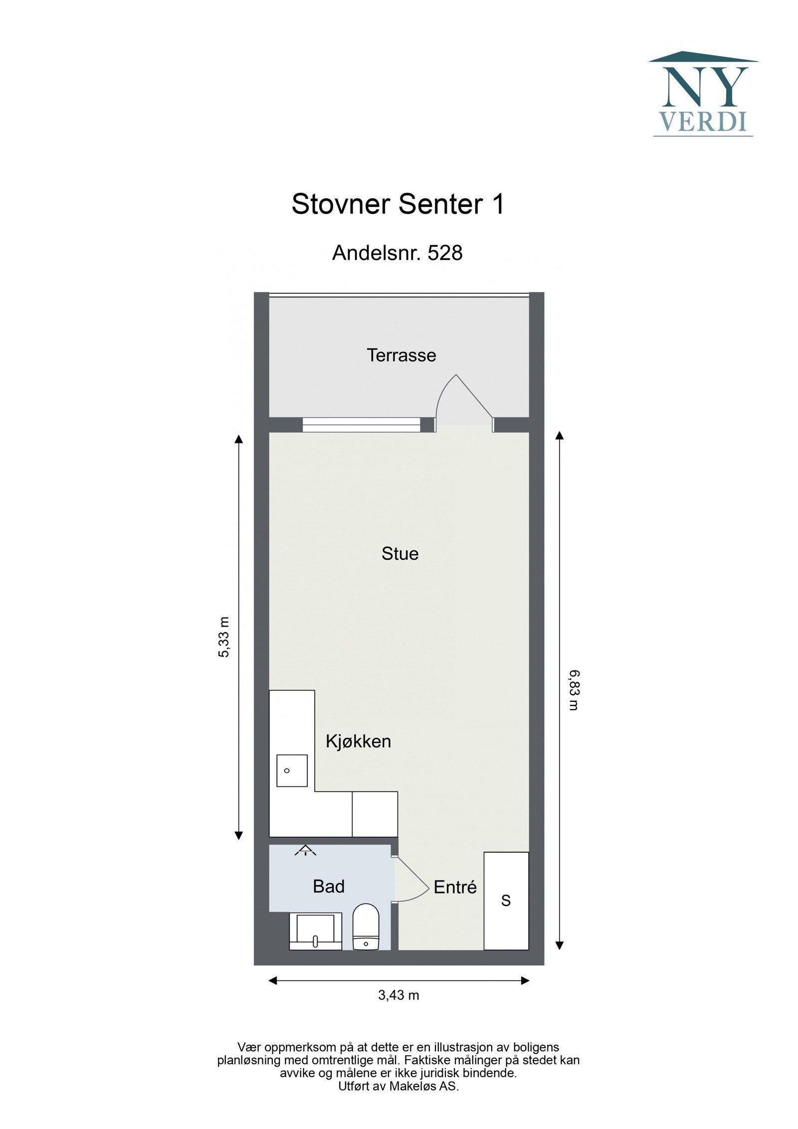 Boligens plantegning. Galleribilde