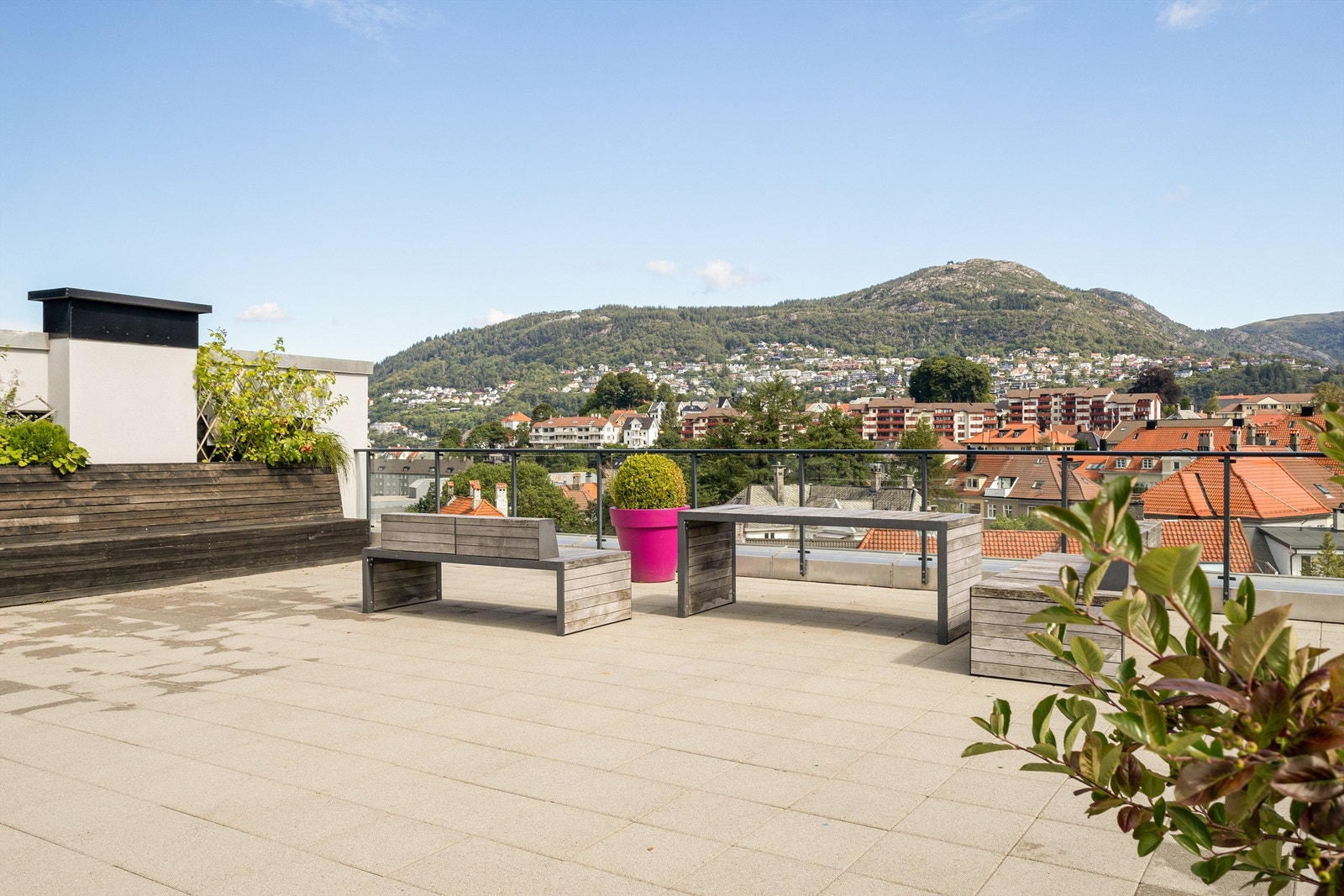 Felles takterrasse for Bjørnsons gate nr. 5 og 7 Galleribilde
