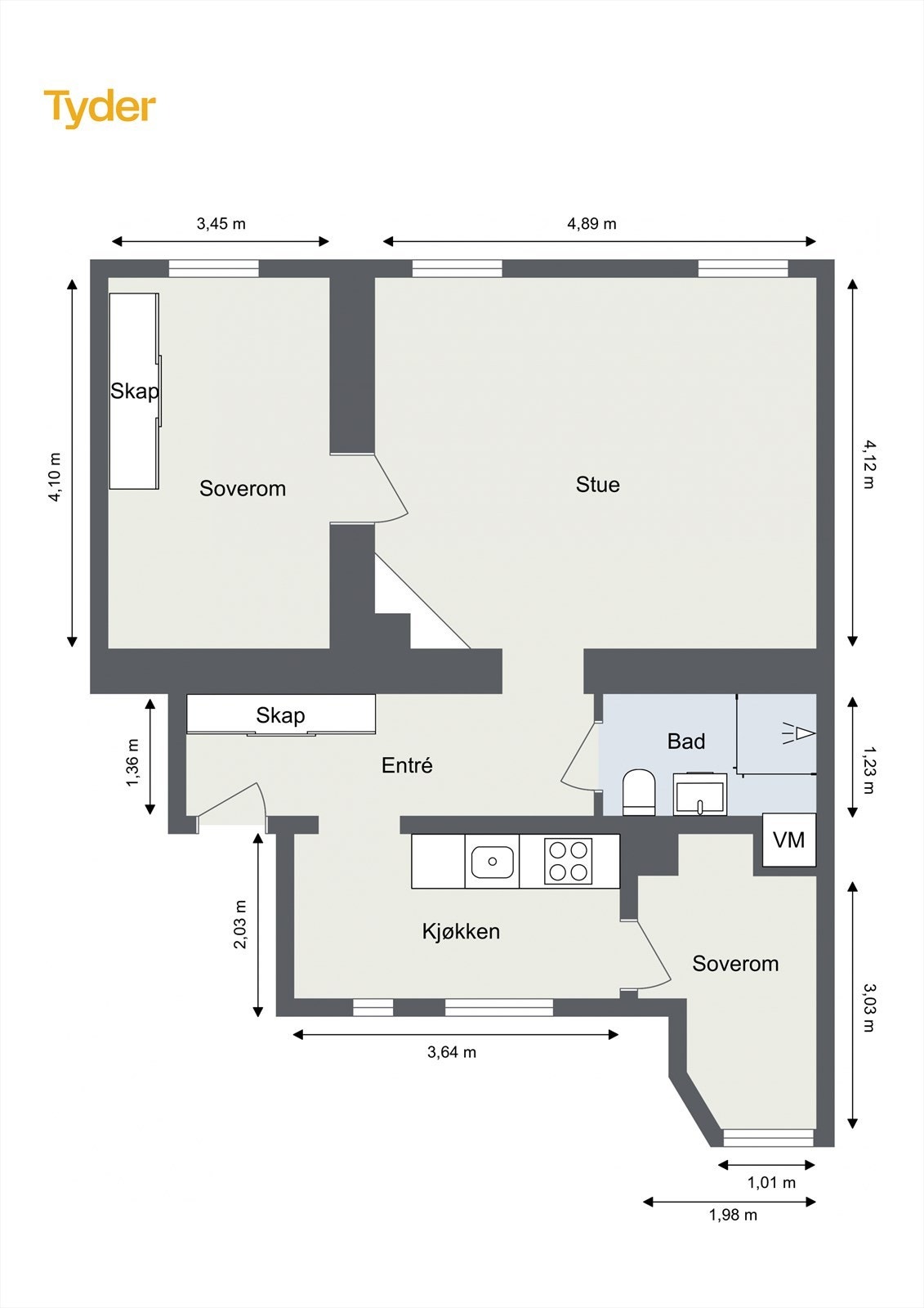Plantegning Galleribilde