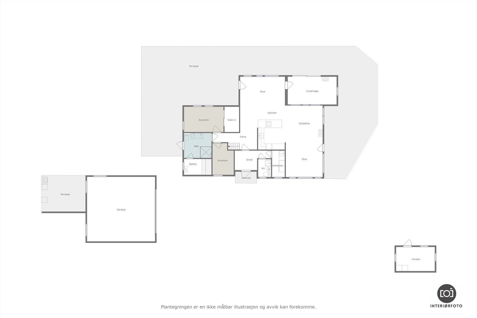 Plantegning Galleribilde