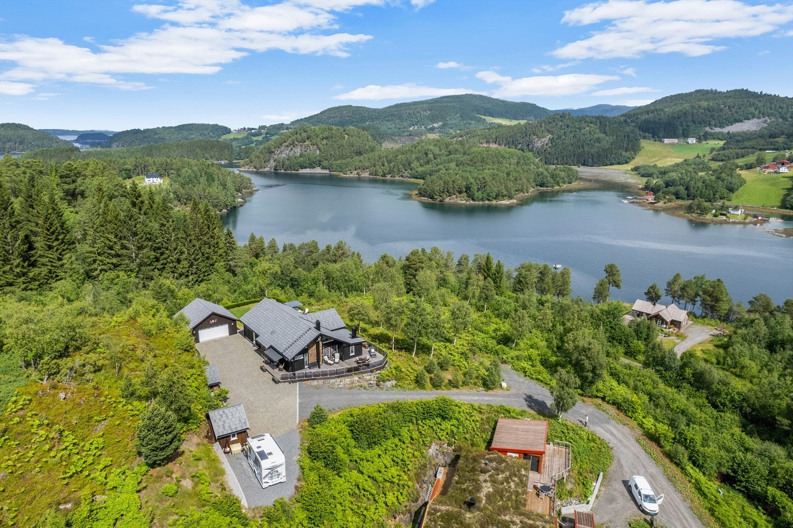 Dronefoto Galleribilde