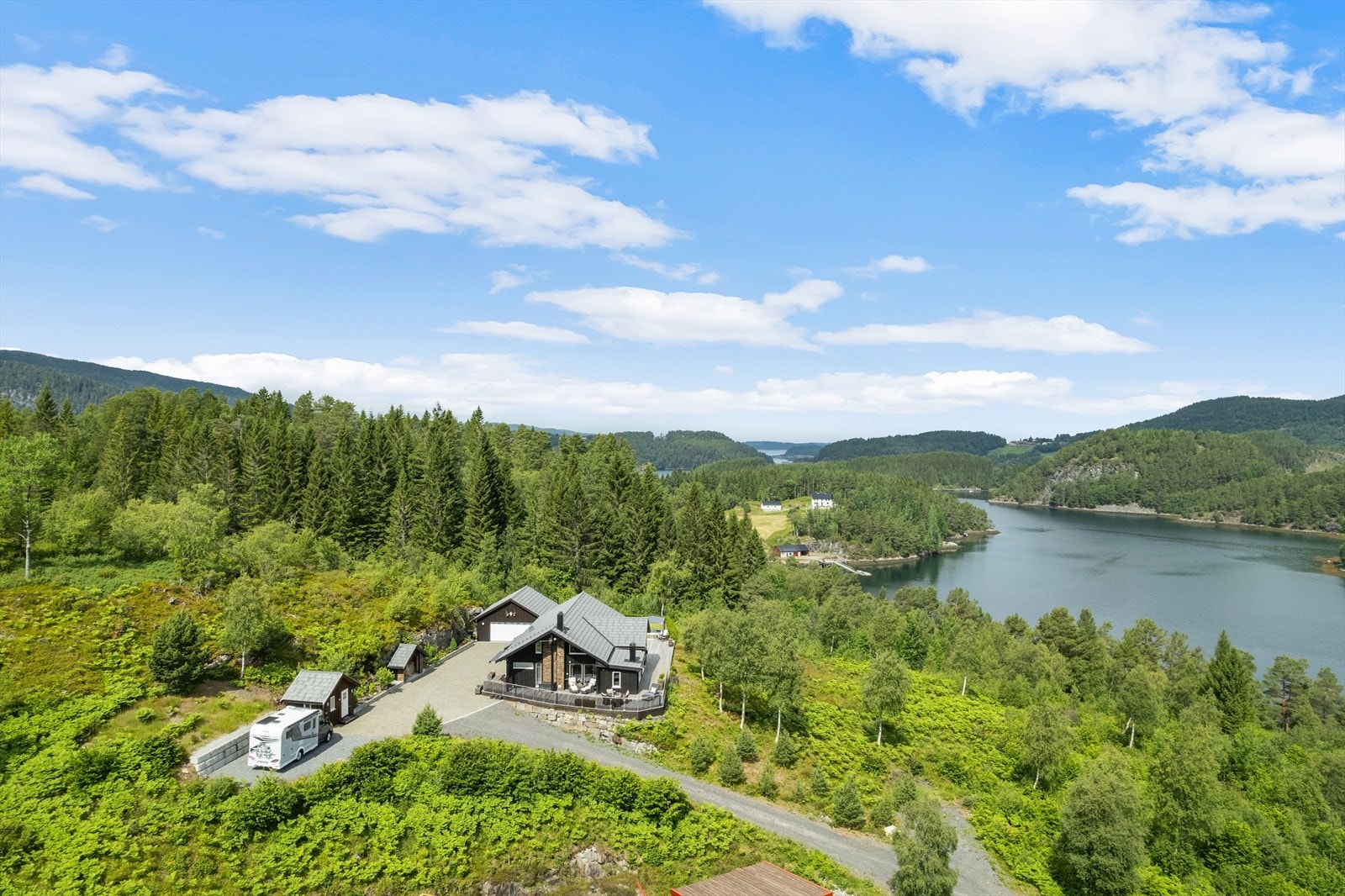 Dronefoto Galleribilde