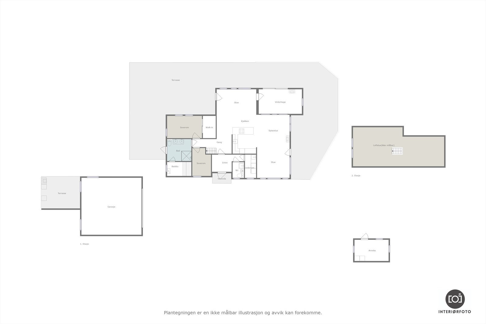 Plantegning Galleribilde