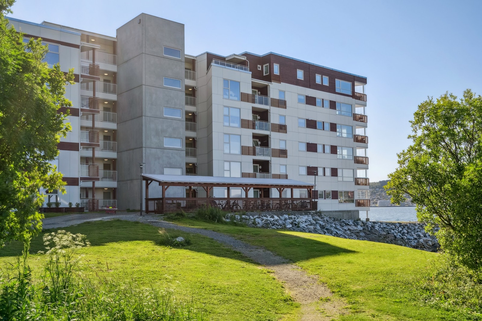 Området er veletablert og pent opparbeidet. Galleribilde