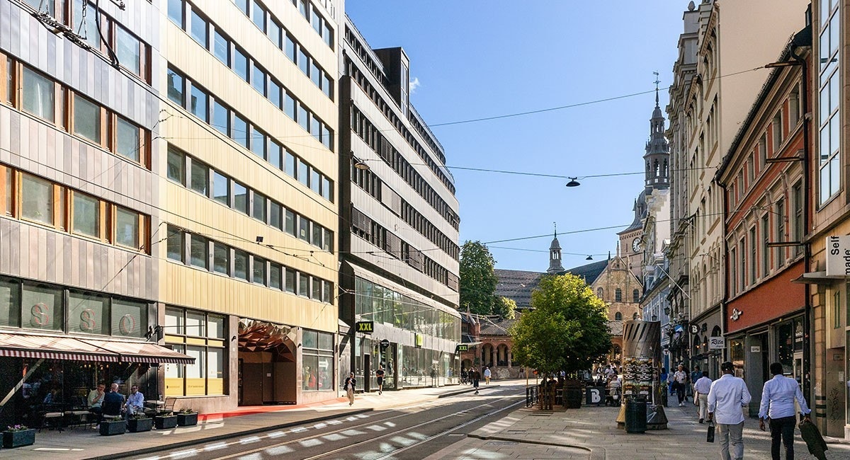 Storgata har fått et betydelig løft etter renoveringen Galleribilde