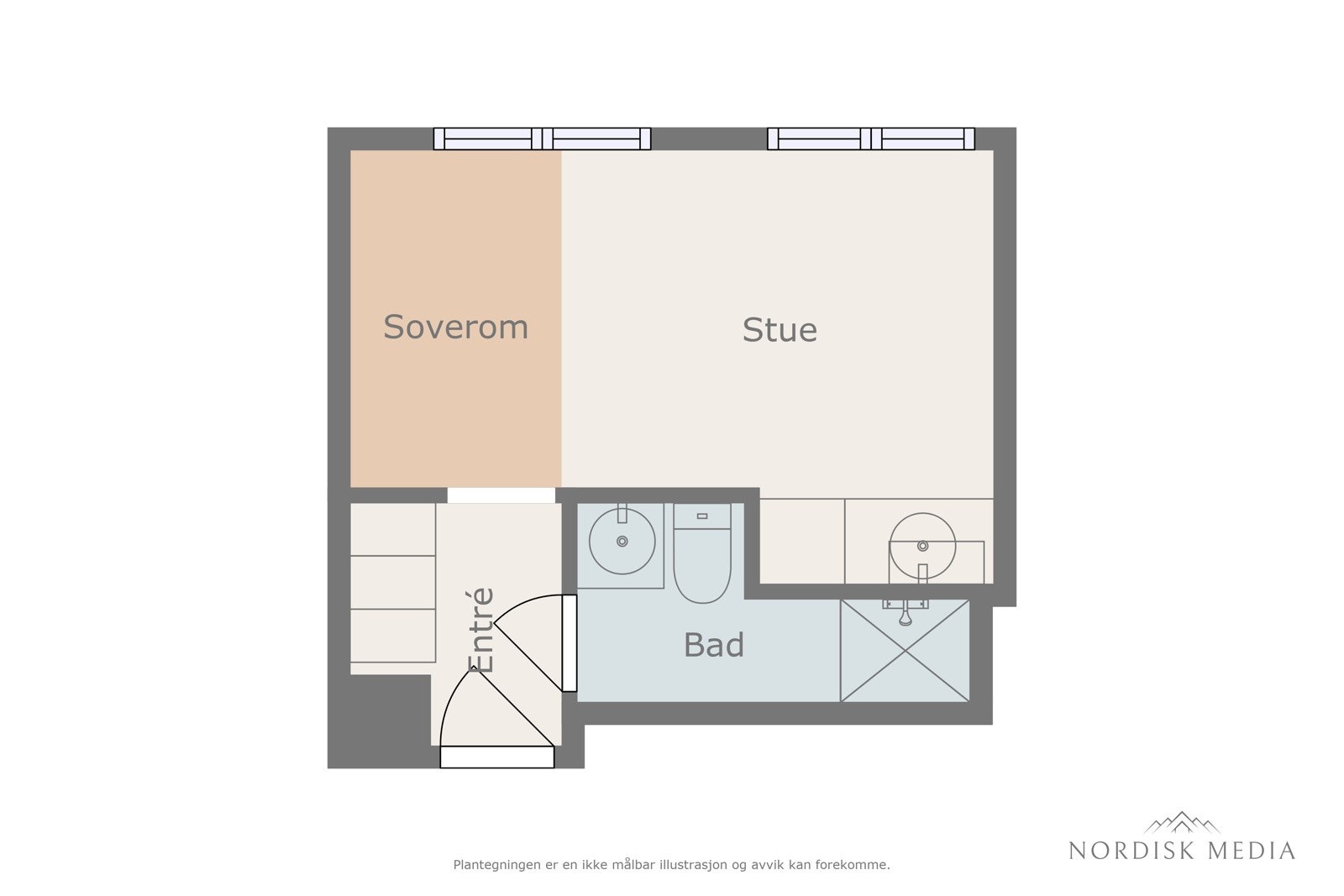 Plantegning. Galleribilde