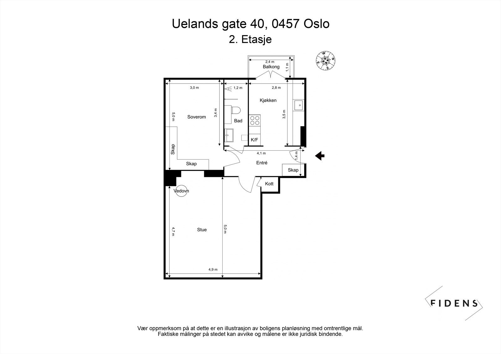 Plantegning Galleribilde