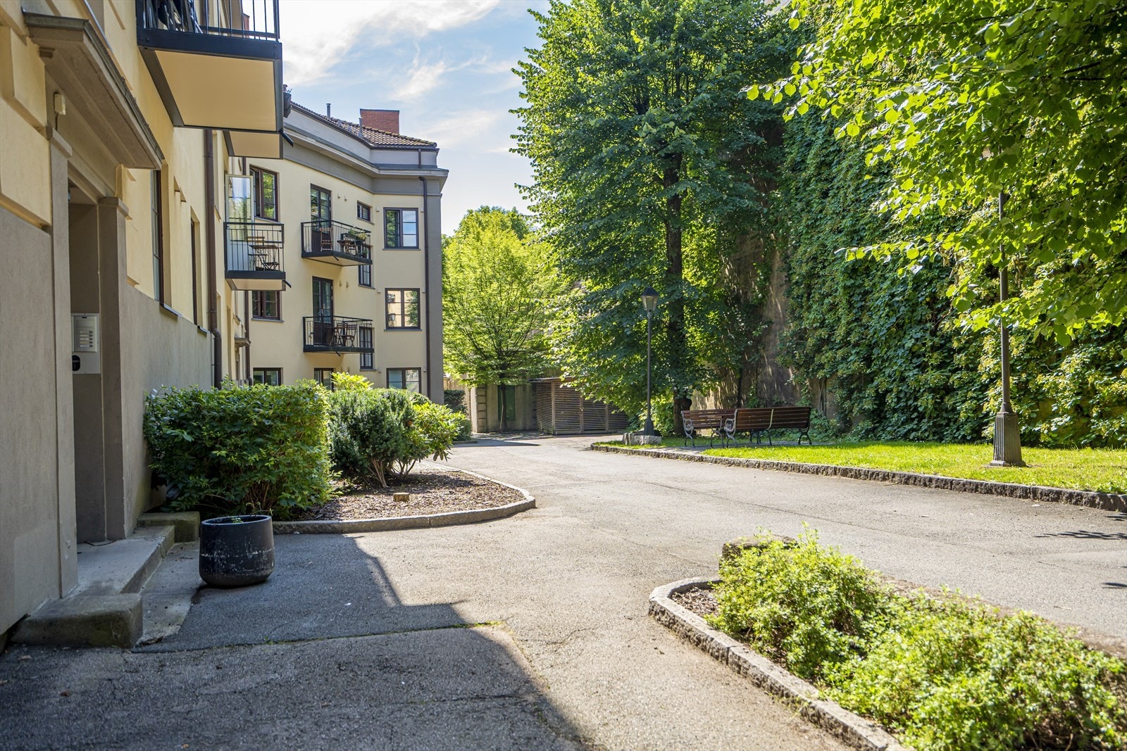 Grønne og frodige fellesområder Galleribilde