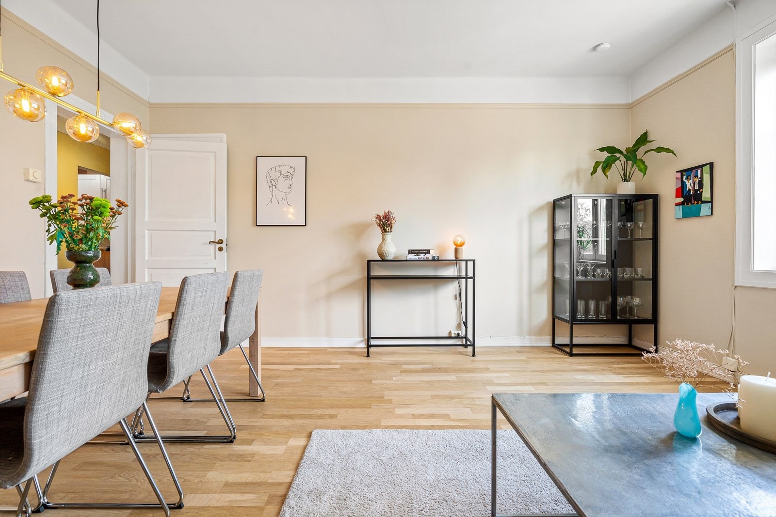 Parkett på gulv Galleribilde