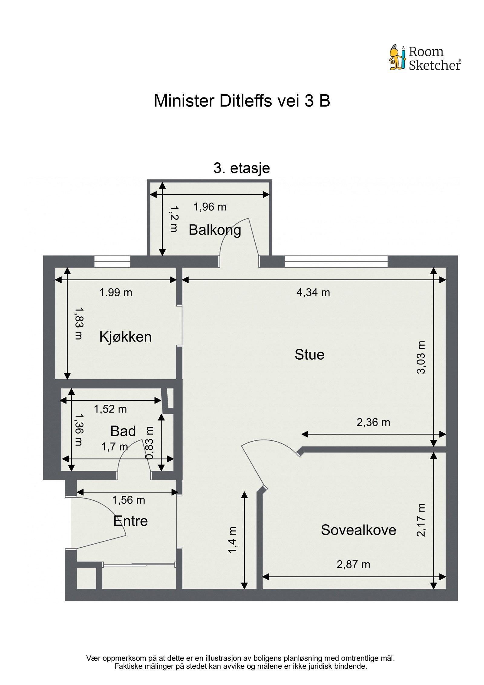 Plantegning Galleribilde