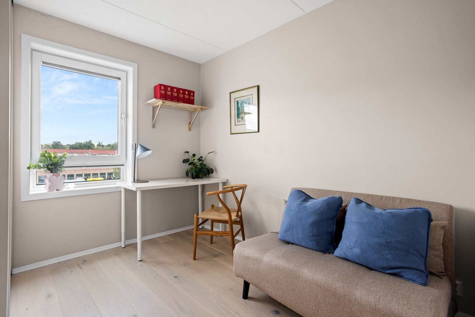 Soverom II benyttes i dag som gjesterom/kontor. Galleribilde