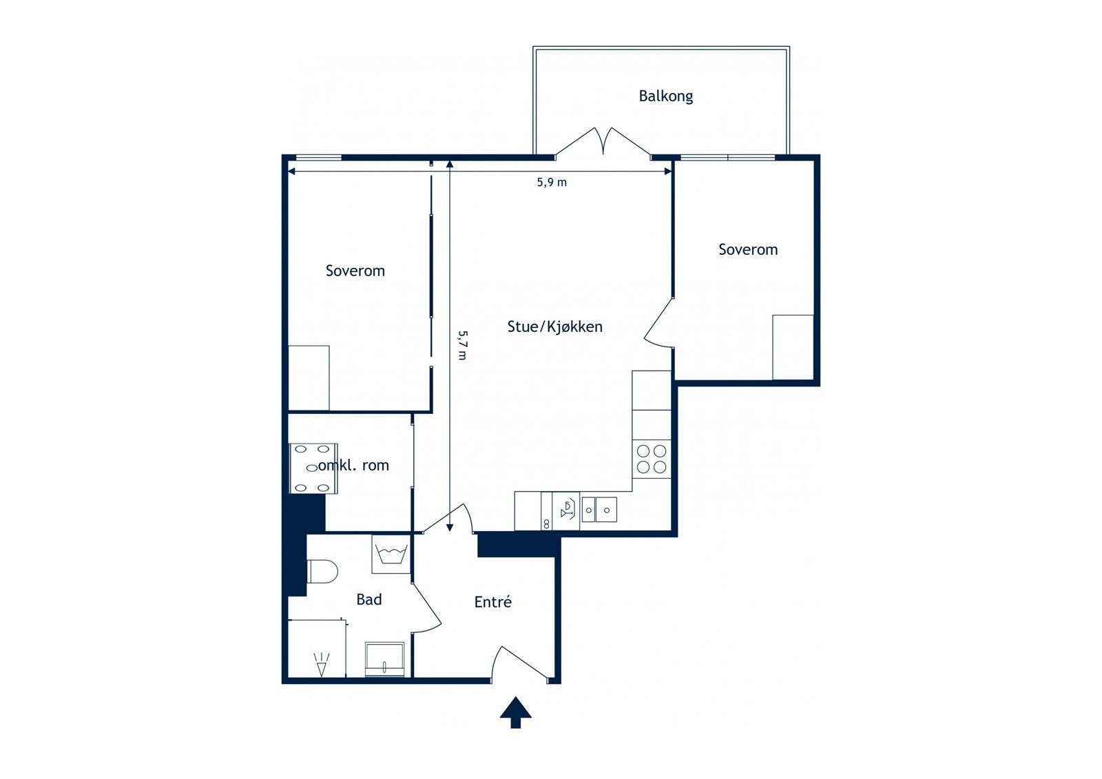 Plantegning. Galleribilde