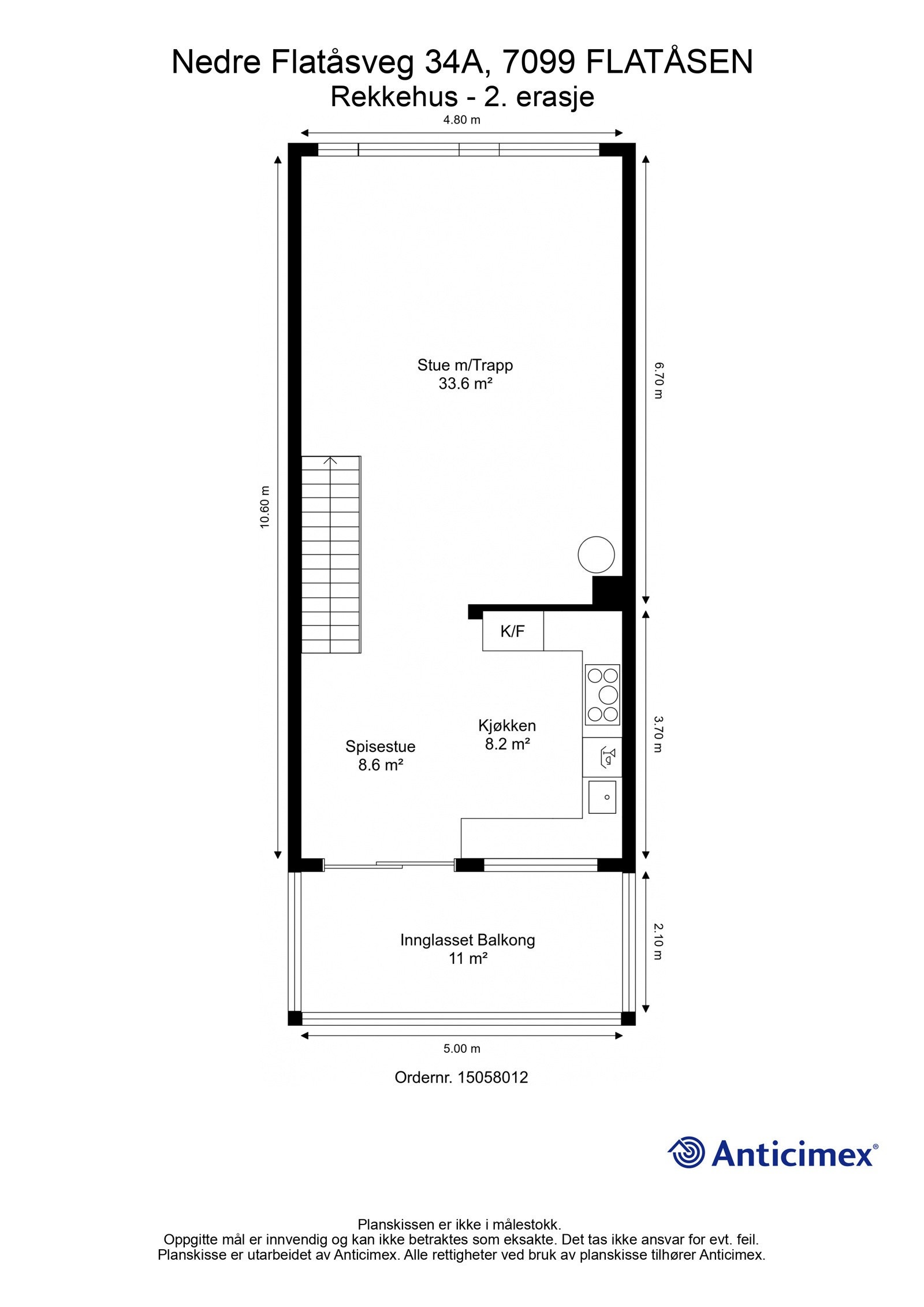 Plantegning 2.etasje Galleribilde