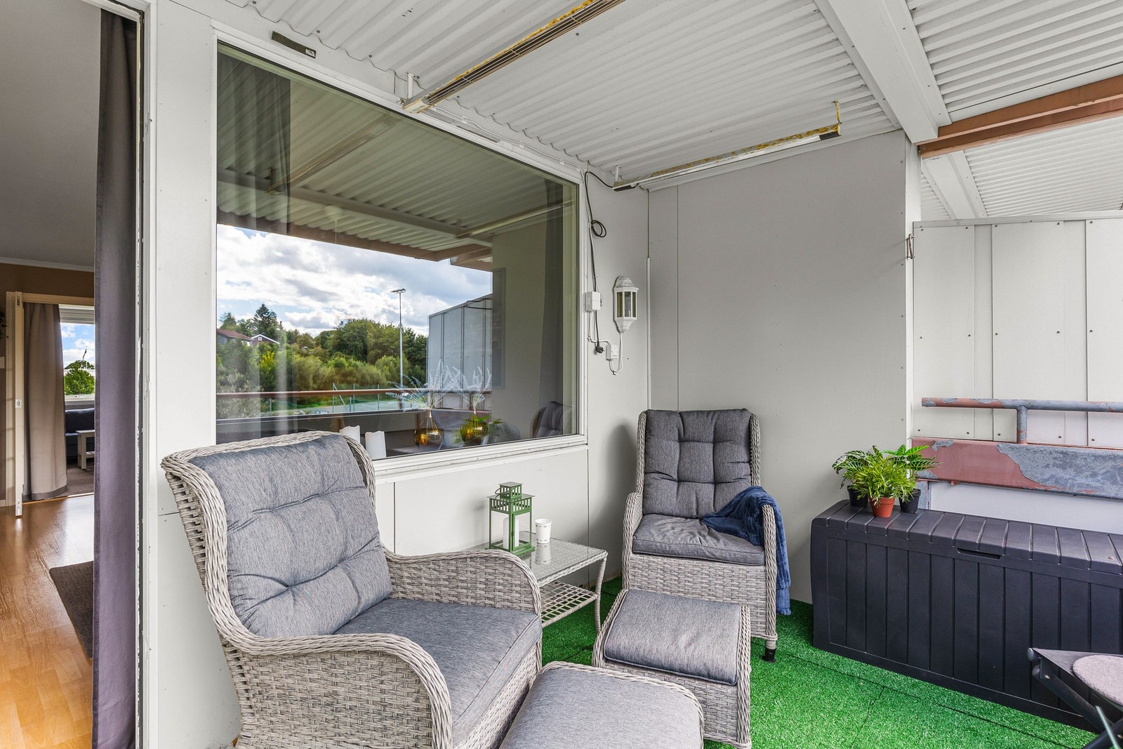 God plass til diverse utemøblement. Galleribilde