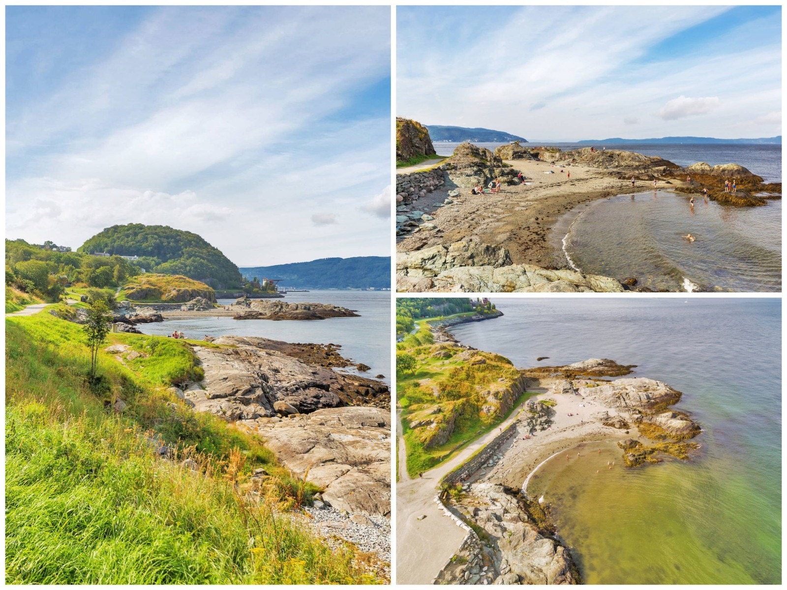 Korsvika, et populært sted, bare en kort spasertur unna leiligheten. Galleribilde