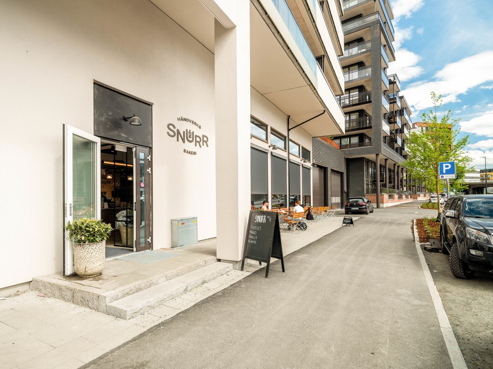 Snurr Bakeri ligger bare et steinkast unna og har åpent på søndager. Galleribilde