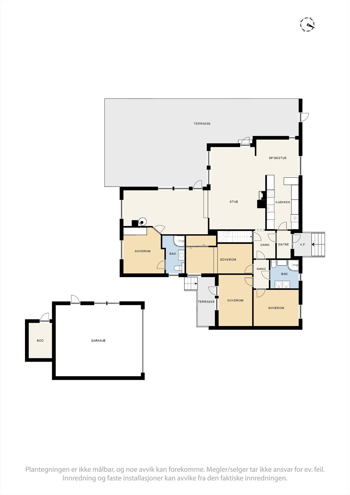 Plantegning Galleribilde