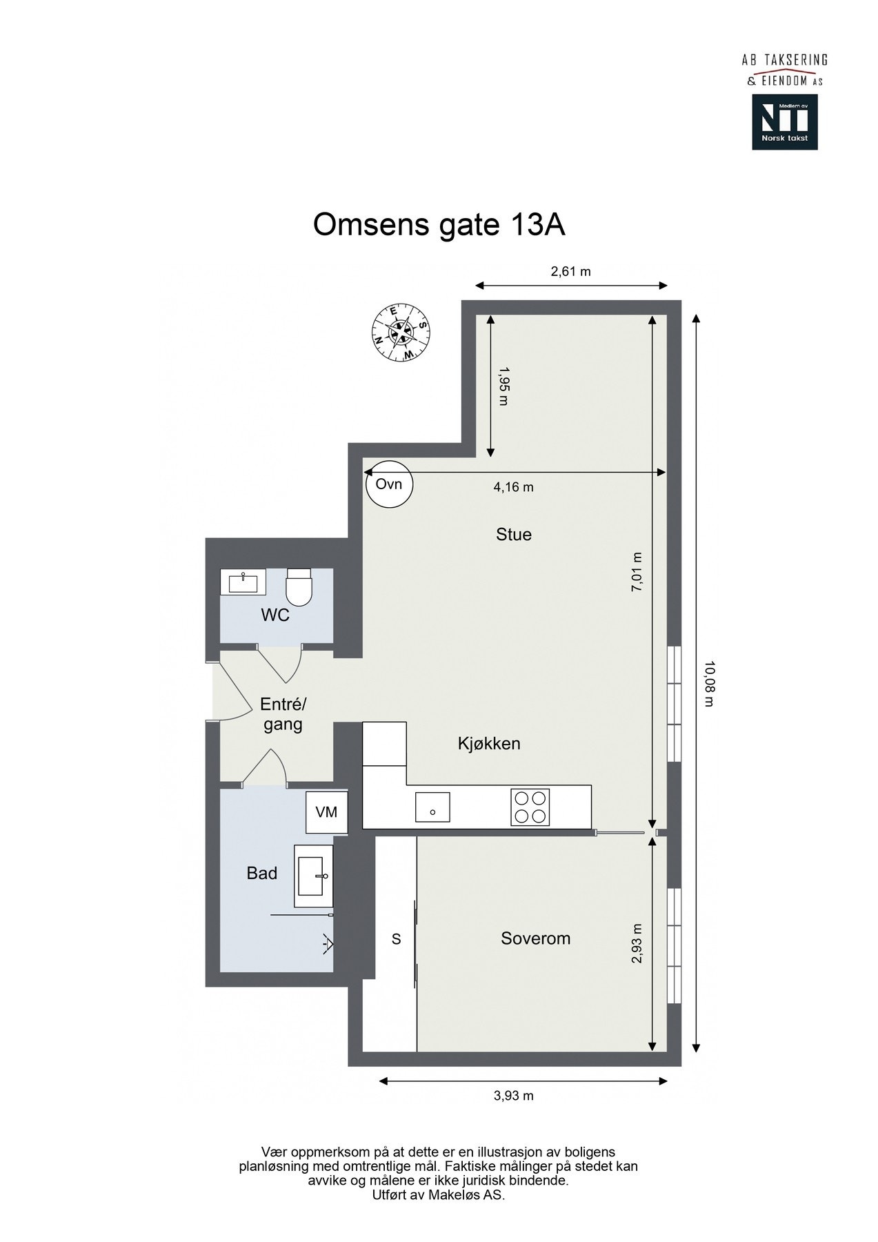 Planskisse Galleribilde