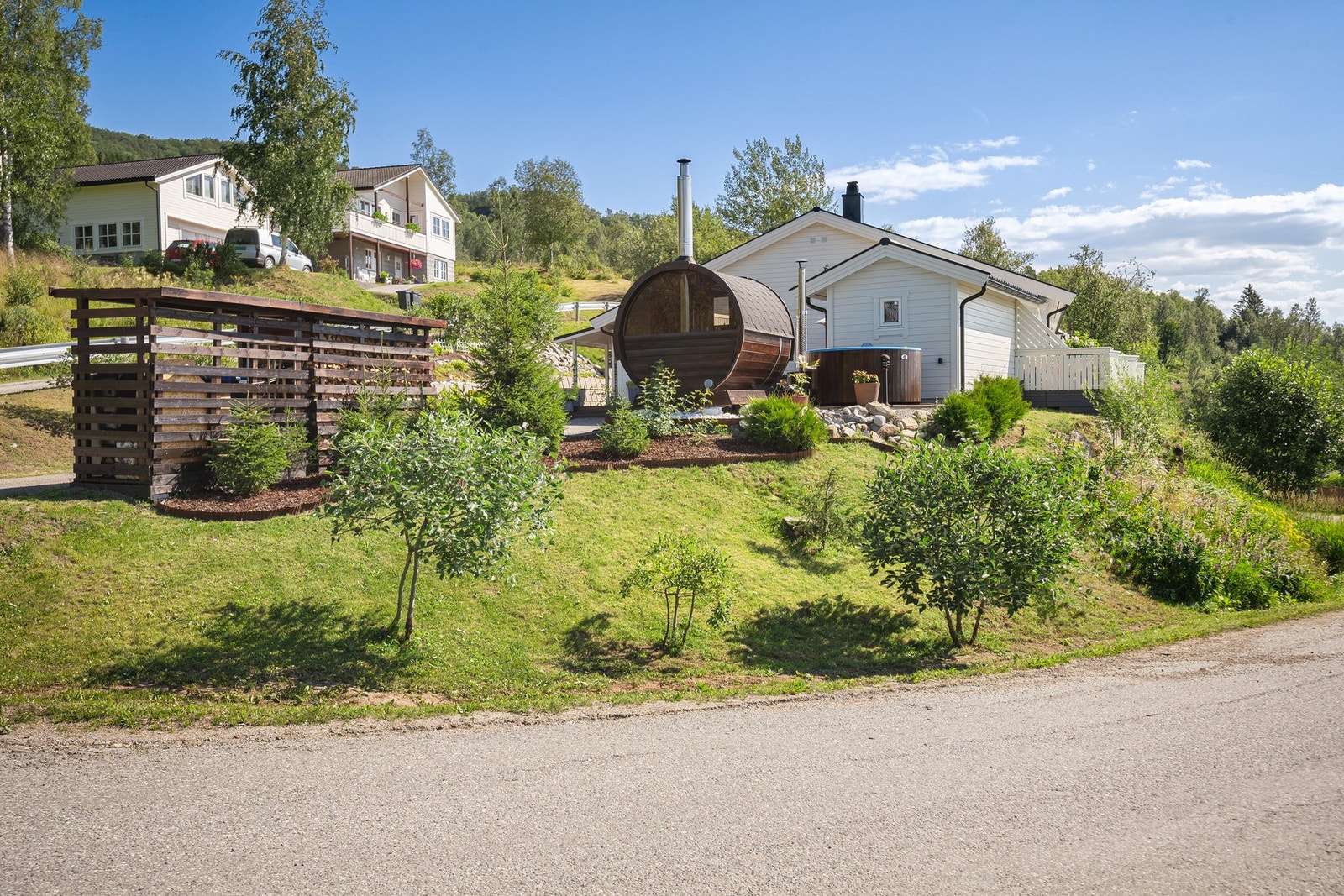 Tomten er pent opparbeidet Galleribilde