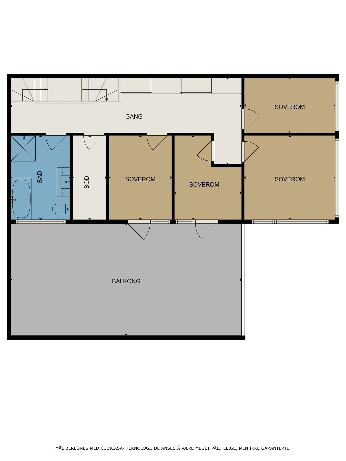 Plantegning plan 2. Galleribilde