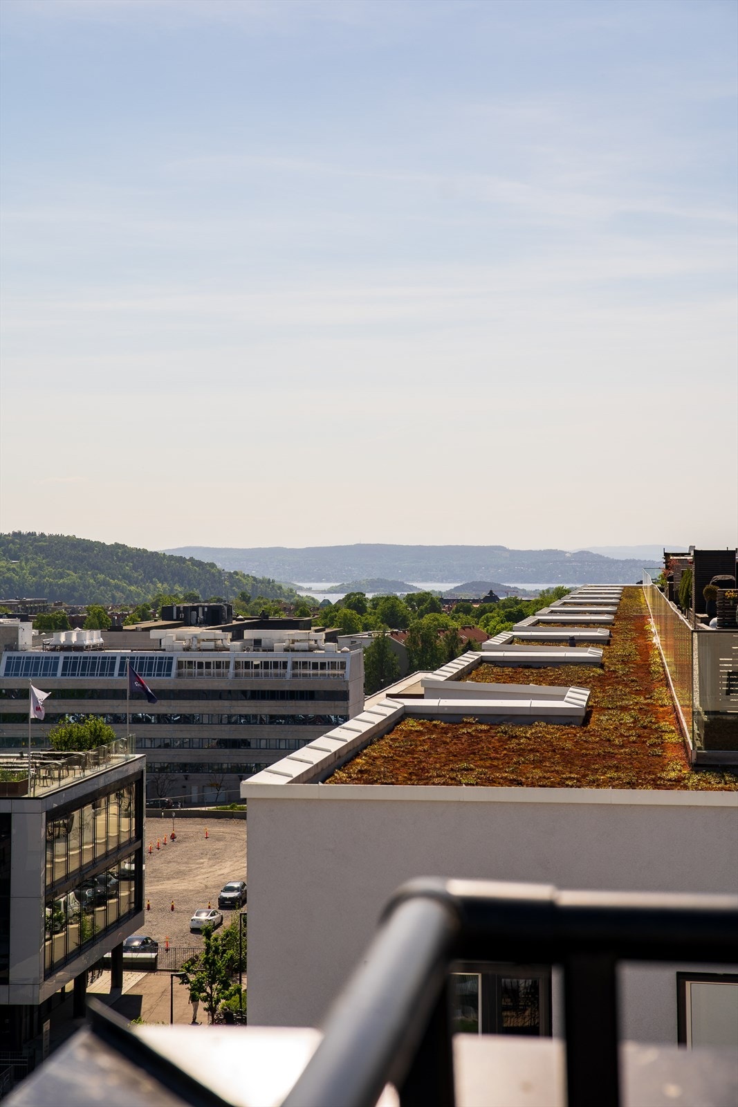 Her har du utsikt helt til Holmenkollen og ned mot sjøen. Galleribilde